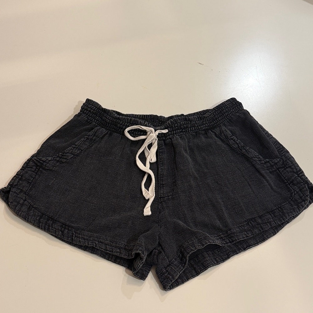 Ripcurl Black Casual Drawstring Shorts